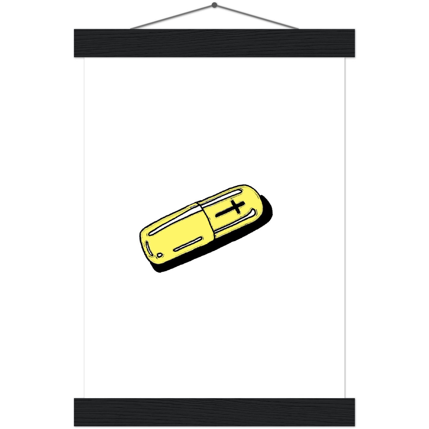 Pill - Premium Semi-Glossy Paper Poster with Hanger