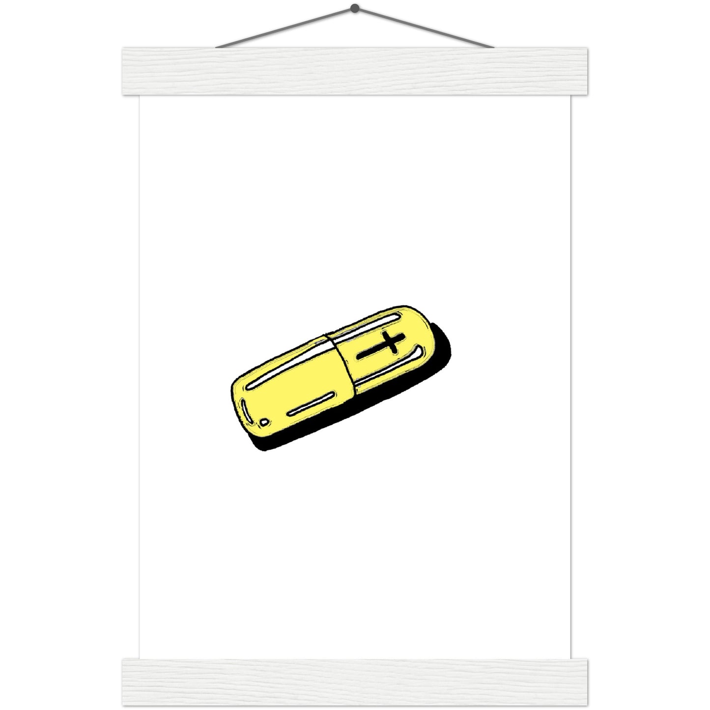Pill - Premium Semi-Glossy Paper Poster with Hanger